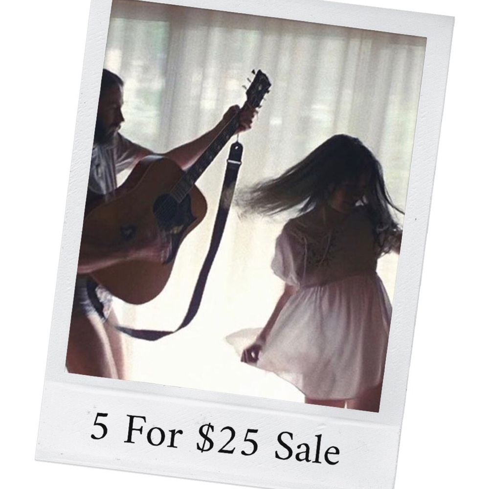5 for $25 sale !